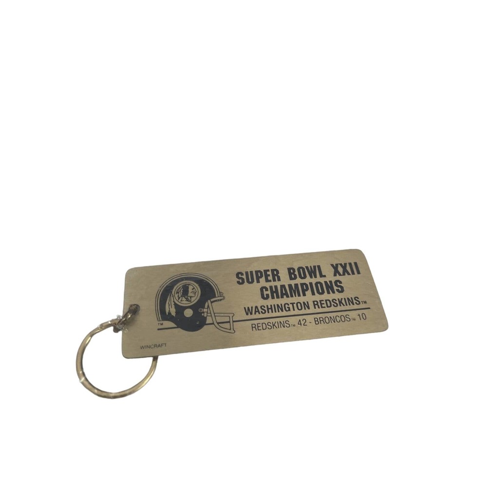 NEW 1988 NFC Washington Redskins Superbowl XXII Championship Keyring